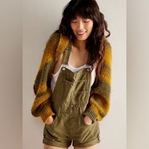 We The Free Ziggy Shortalls - Large - Free People - discontinued color- overalls